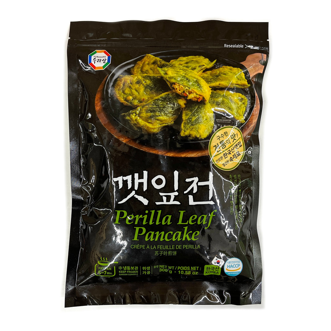 [Surasang] Perilla Leaf Pancakes / 수라상 깻잎 전 (300g)