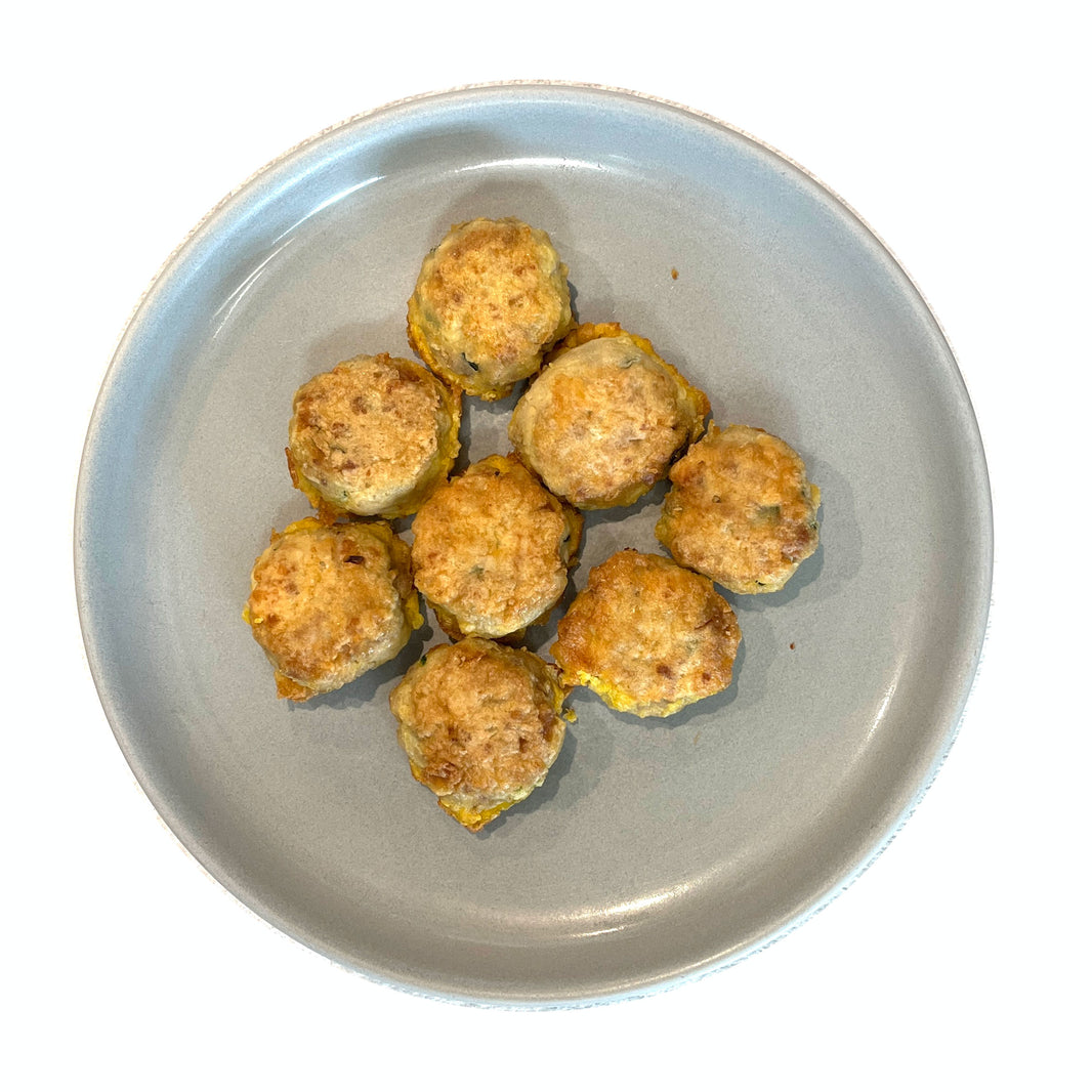 [HY Bunsik] Korean Pancakes Meat Patty Jeon / 한양분식 동그랑땡 고기전 (8pcs)