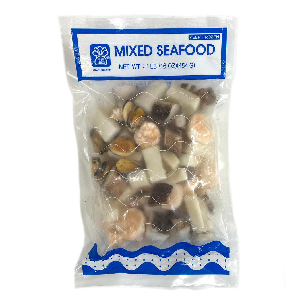 [Lucky Delight] Frozen Mixed Seafood / 럭키 딜라이트 냉동 모듬 해물 (1lb)