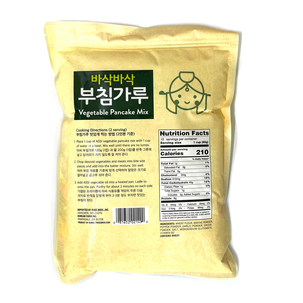 [Assi] Vegetable Pancake Mix / 아씨 바삭바삭 부침가루 (1kg)