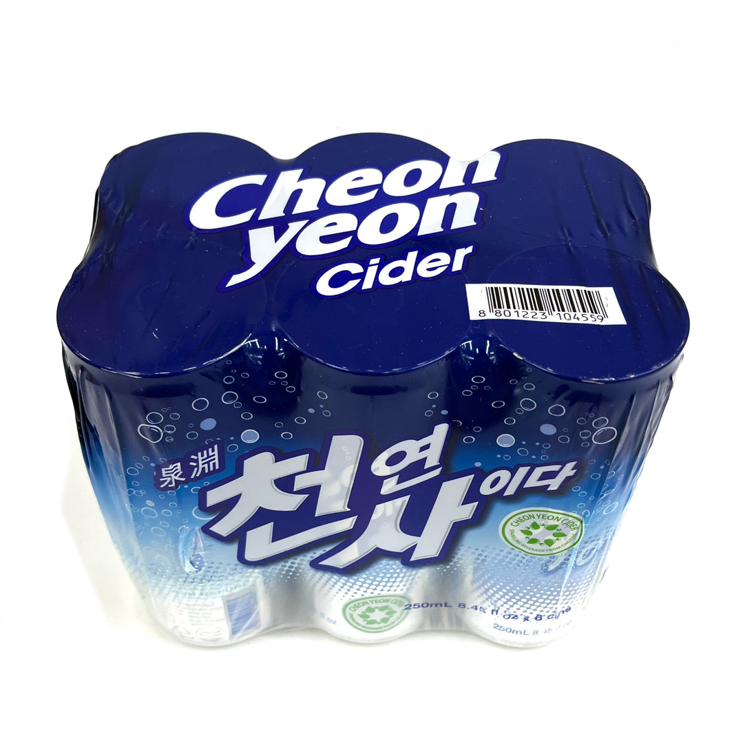[Ilhwa] Cheon yeon Cider / 일화 천연 사이다 (6cans)
