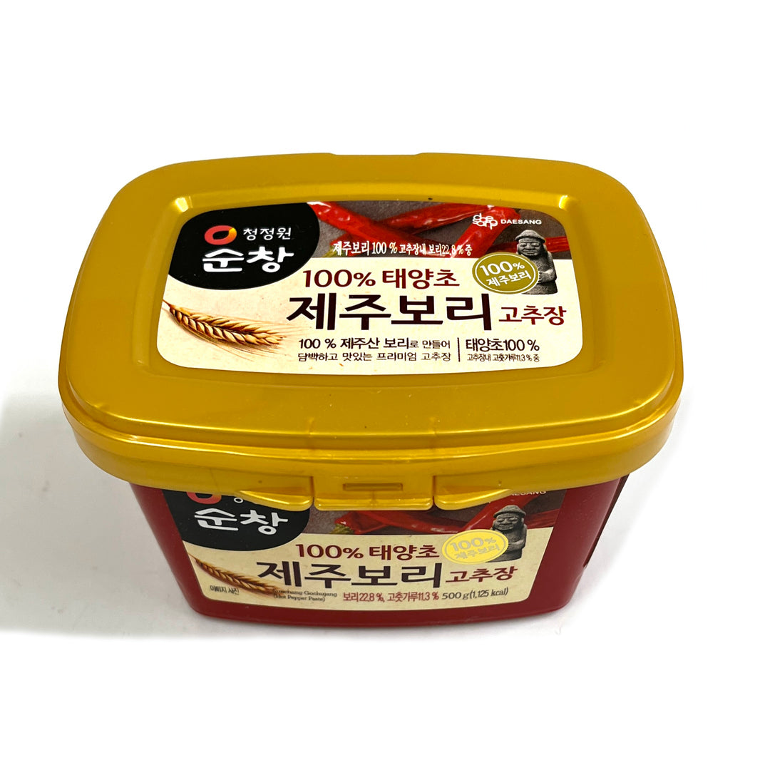 [Sunchang] Jeju Barley Hot Pepper Paste / 청정원 순창 태양초 제주 보리 고추장 (500g)