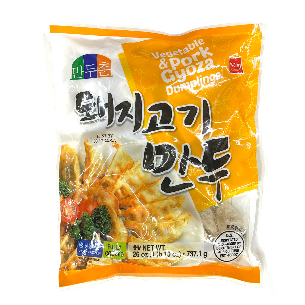 [Wang] Manduchon Vegetable & Pork Dumplings / 만두촌 돼지고기 만두 (1lb)