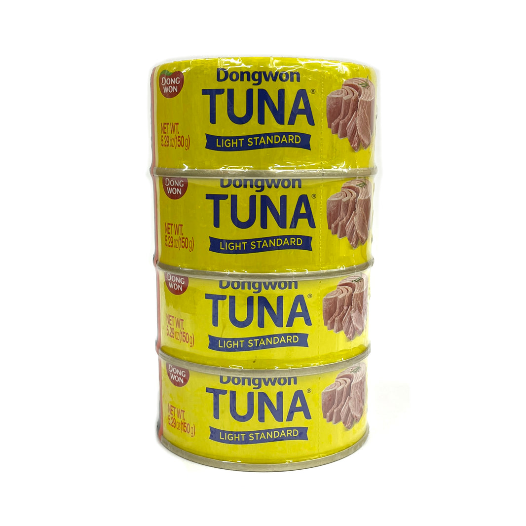 [DongWon] Light Standard Tuna / 동원 살코기 스탠다드 참치 4개팩 (150g x 4pk)