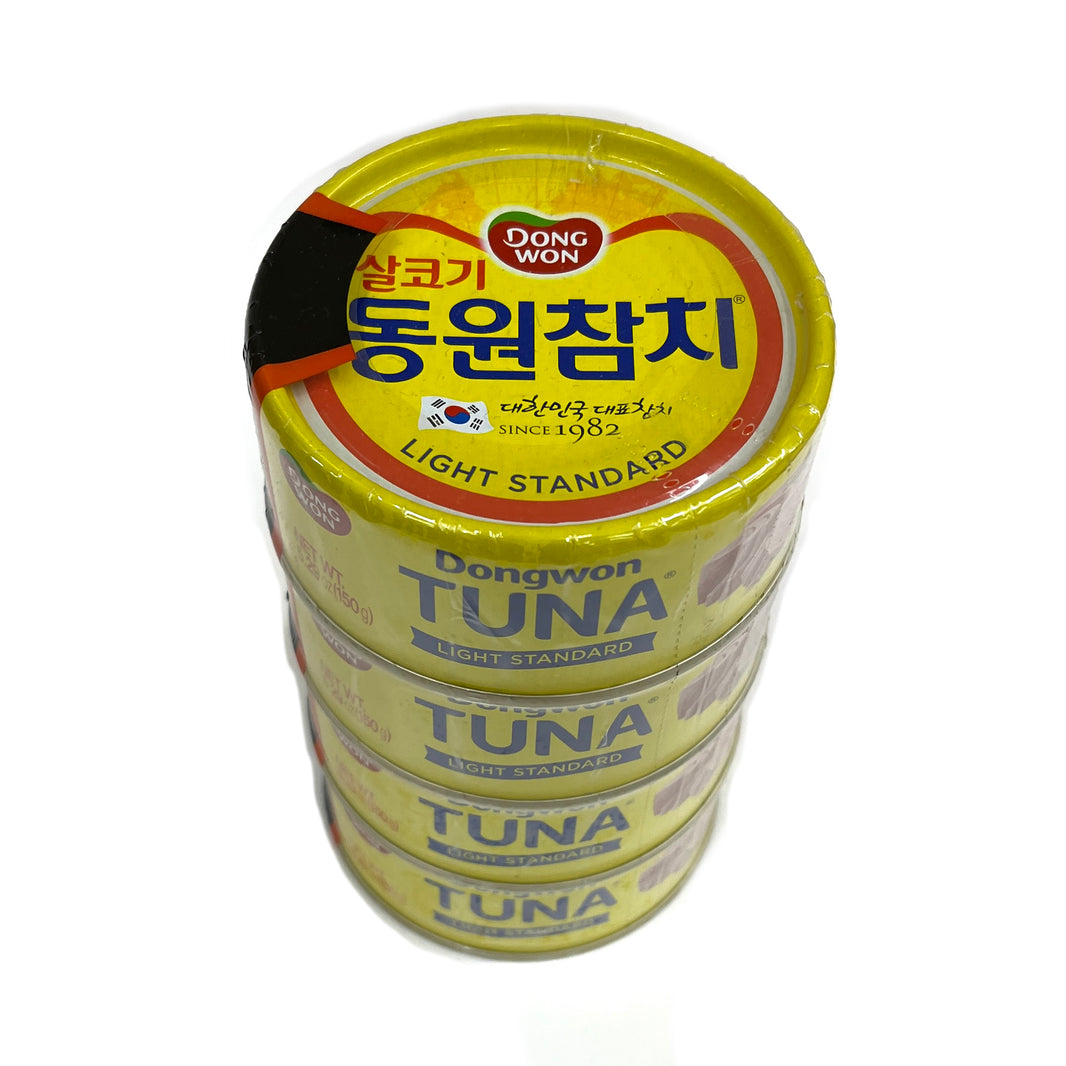 [DongWon] Light Standard Tuna / 동원 살코기 스탠다드 참치 4개팩 (150g x 4pk)