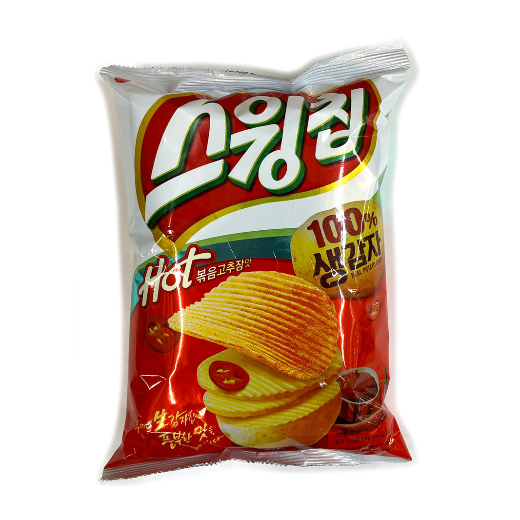 [Orion] Swingchips Hot Pepper / 오리온 스윙칩 핫 볶음 고추장 맛 (124g)