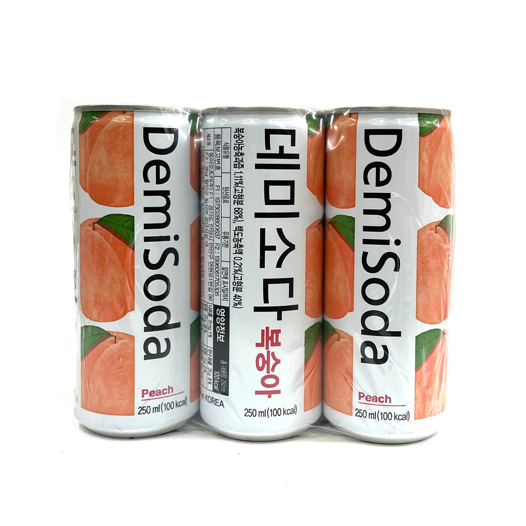 [Dong-A] Demisoda Peach / 동아 데미소다 복숭아 (6pk)
