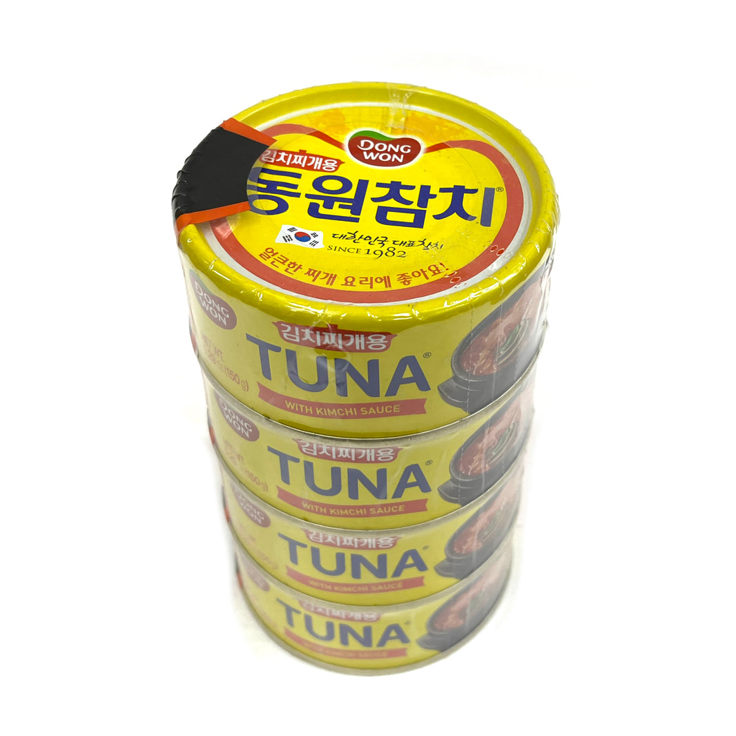 [Dongwon] Tuna w. Kimchi Sauce / 동원 김치찌개용 참치 (150g x4)