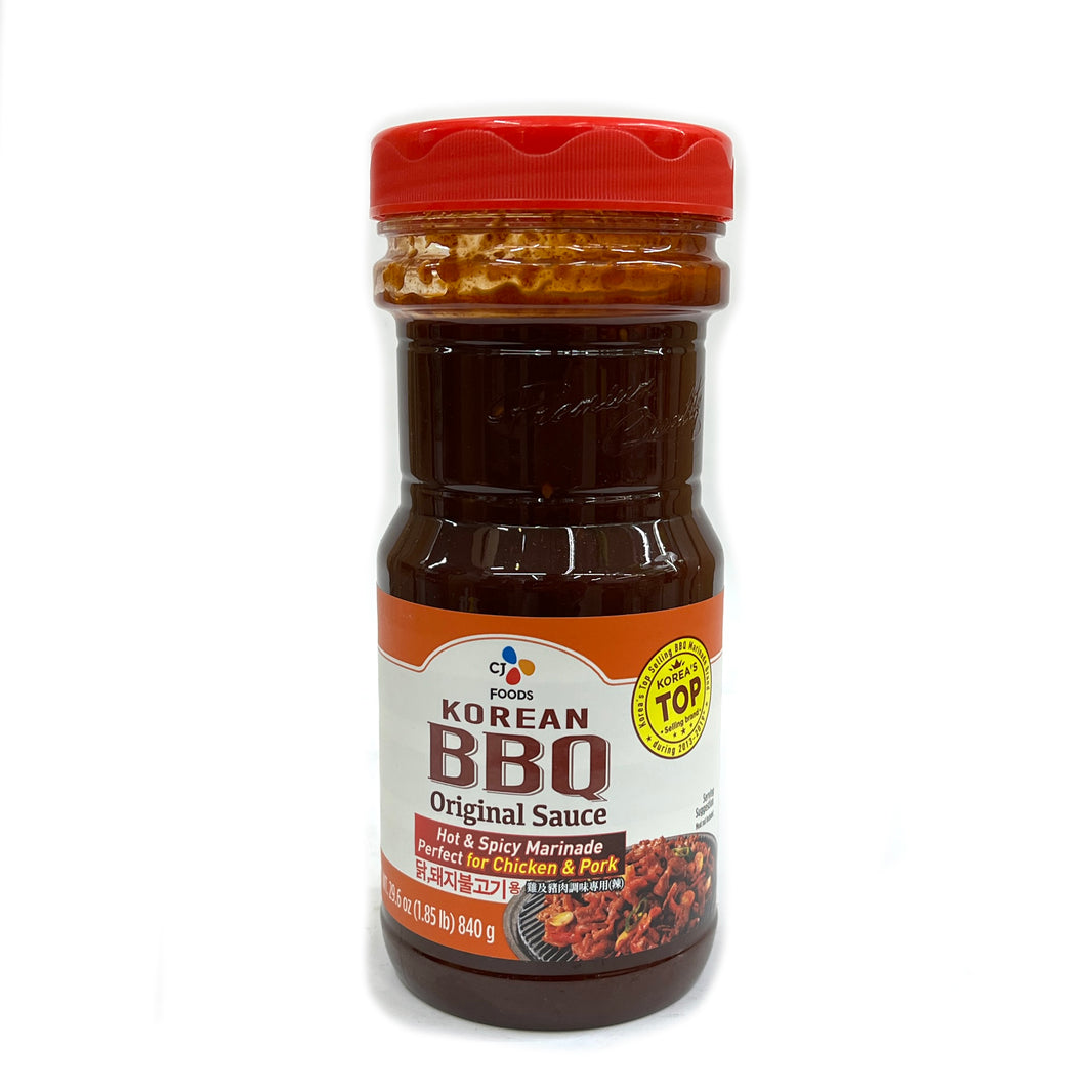[CJ] Korean BBQ Original Sauce Hot & Spicy Marinade for Chicken & Pork / CJ BBQ 닭 돼지 불고기 양념 소스 (840g)