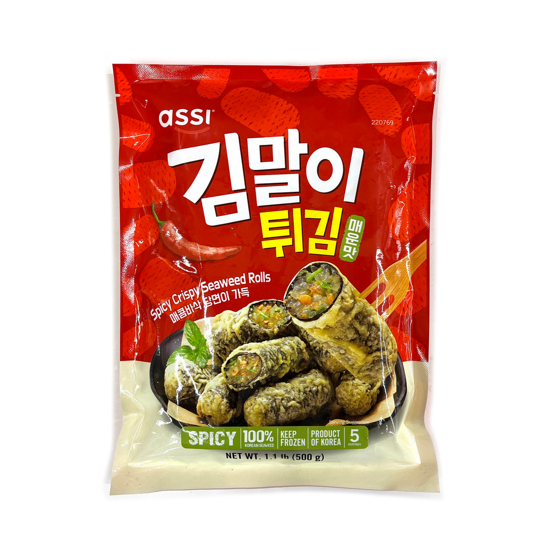 [Assi] Spicy Crispy Seaweed Rolls / 아씨 김말이 튀김 매운맛 (500g)