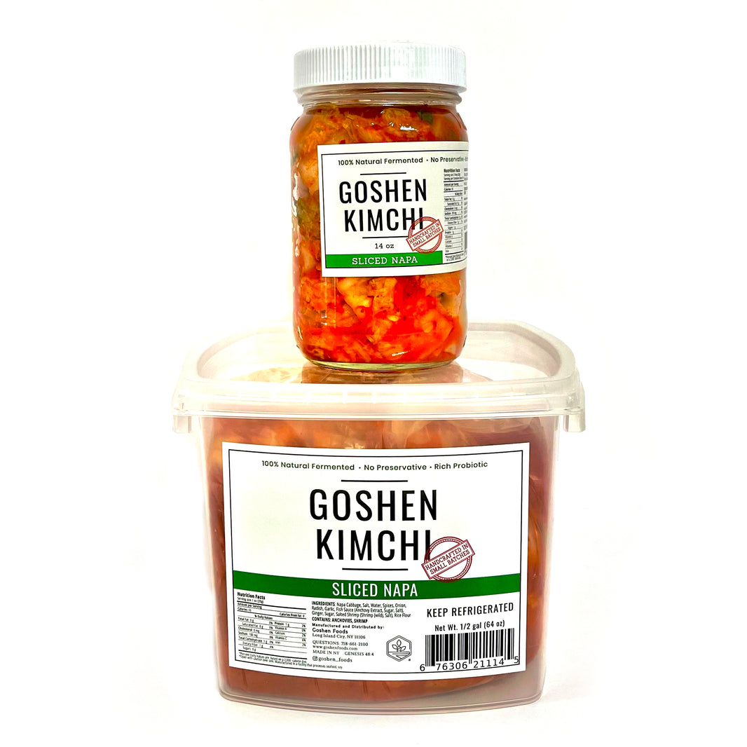 [Goshen] Kimchi Sliced Napa / 고센 썰은 김치 (14oz or 28oz or 64oz)