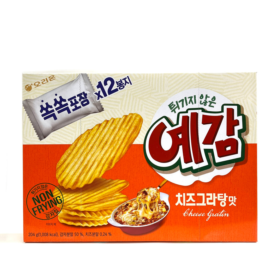 [Orion] Yegam Cheese Gratin Chip / 오리온 튀기지 않은 예감 치즈그라탕 맛 (204g)