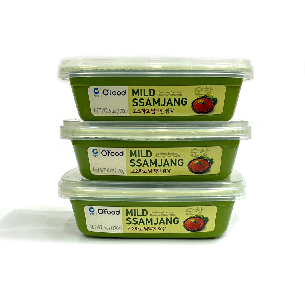 [O'food] Mild Ssamjang Seasoned Soybean Paste  / 청정원 오푸드 고소하고 담백한 쌈장 (170g x3)