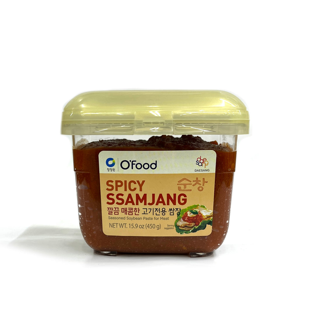 [O'food] Sunchang Spicy Ssamjang Seasoned Soybean Paste  / 청정원 오푸드 순창 깔끔 매콤한 고기전용 쌈장 (450g)