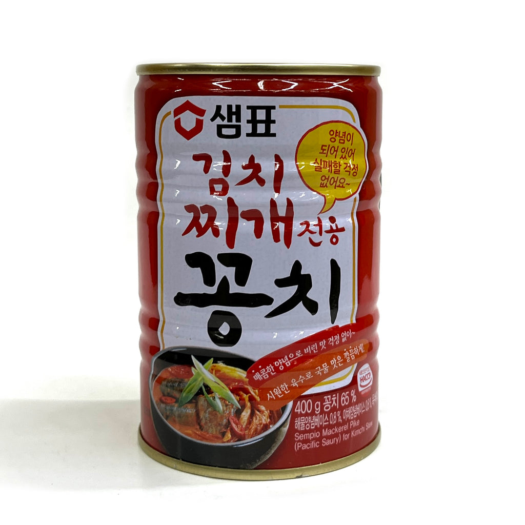 [Sampio] Canned Makerel Pike for Kimchi Stew / 샘표 김치 찌개 전용 꽁치 (400g)