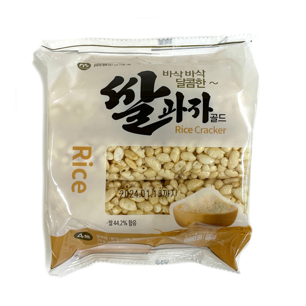 [Mommos] Rice Cracker / 맘모스 바삭 바삭 달콤한 쌀 과자 골드 (70g x3)