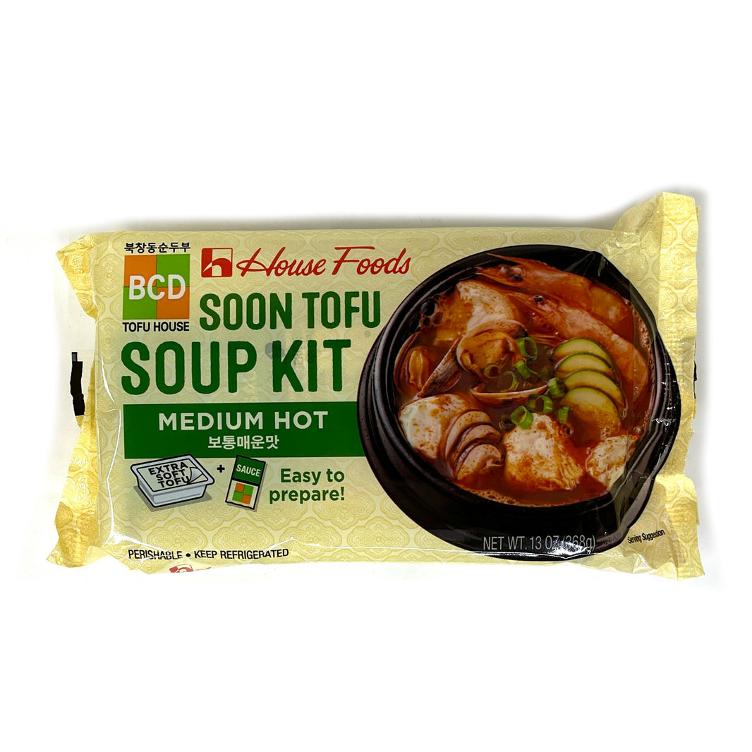 [BCD] Soon Tofu Soup Kit Medium Hot / 북창동 순두부 키트 보통 매운맛 (13oz)