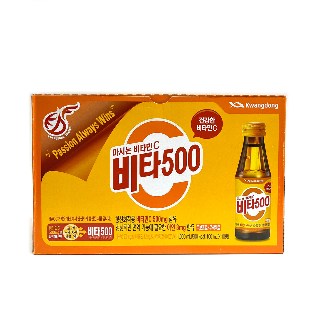 [Kwangdong] Vita 500 Vitamin C Drink / 광동 마시는 비타민 C 비타 500 (100ml x10Bottle)