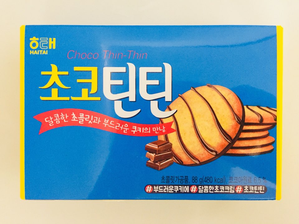 [Haitai] Choco Thin-Thin / 해태 초코 틴틴 (88g)