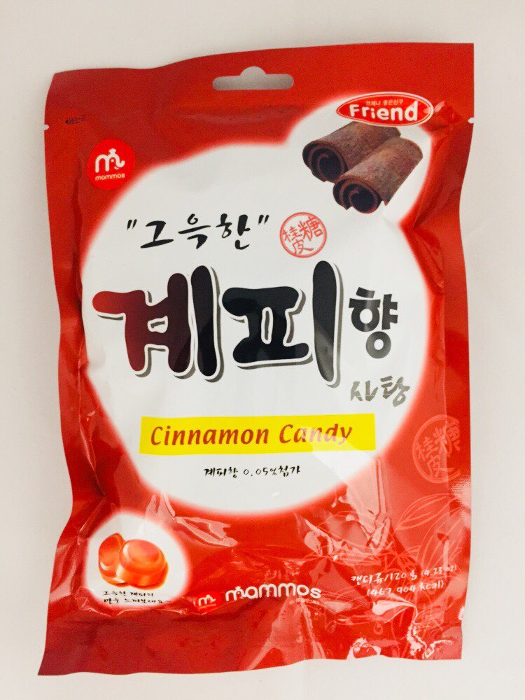 맘모스 계피 캔디_120g