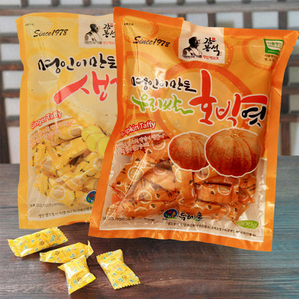 [Doorechon] Ginger Taffy / 두레촌 강봉석 명인이 만든 생강엿 (290g)