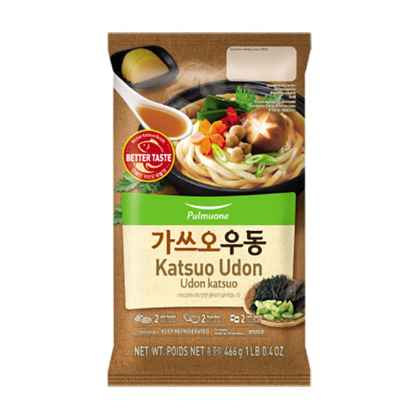 [Pulmuone] Katsuo Udon / 풀무원 가쓰오 우동 (466g/2인분)