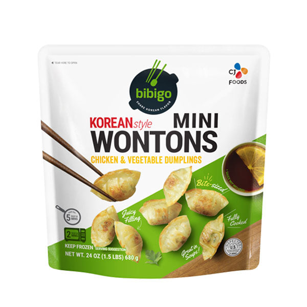 [CJ] Bibigo Mini Wontons Chicken / 비비고 미니 만두 치킨 (680g)