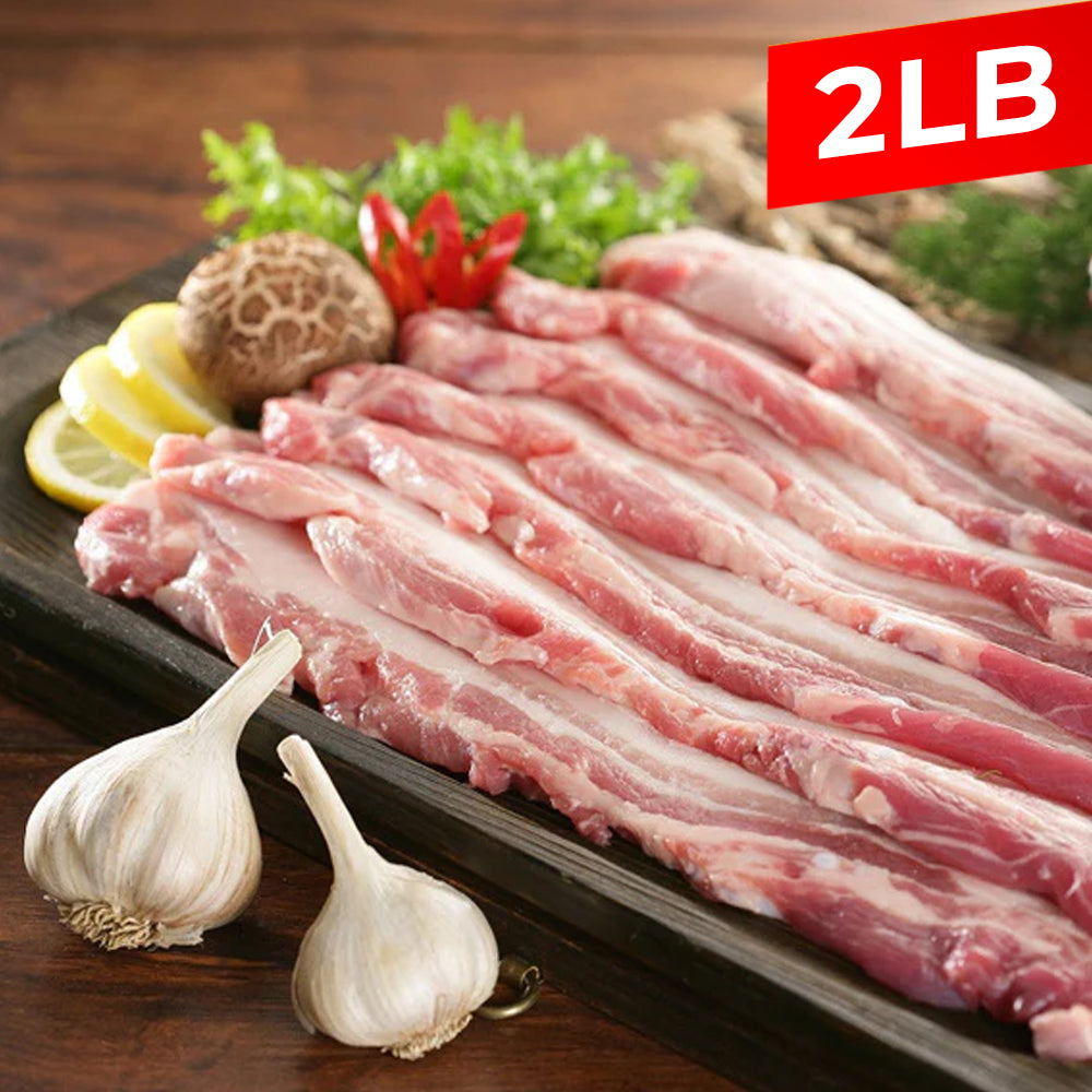 Pork Belly Sliced / 돼지 삼겹살 (2lb)
