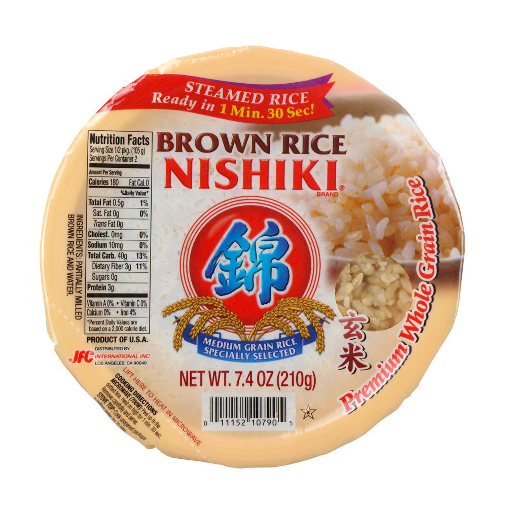 NISHIKI Cooked Brown Rice (210g)