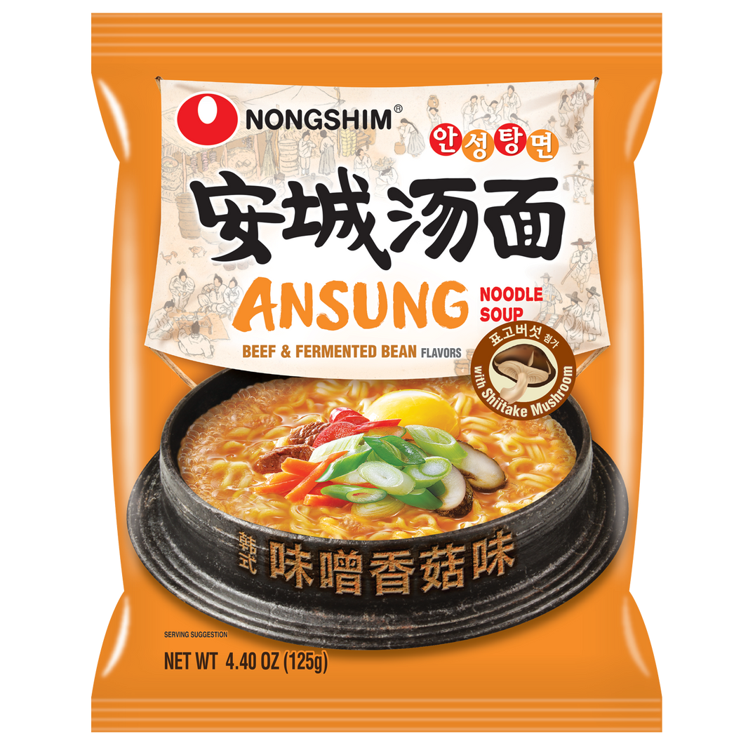 [Nongshim] Ansung Tang Myun / 농심 안성탕면 (4pk)