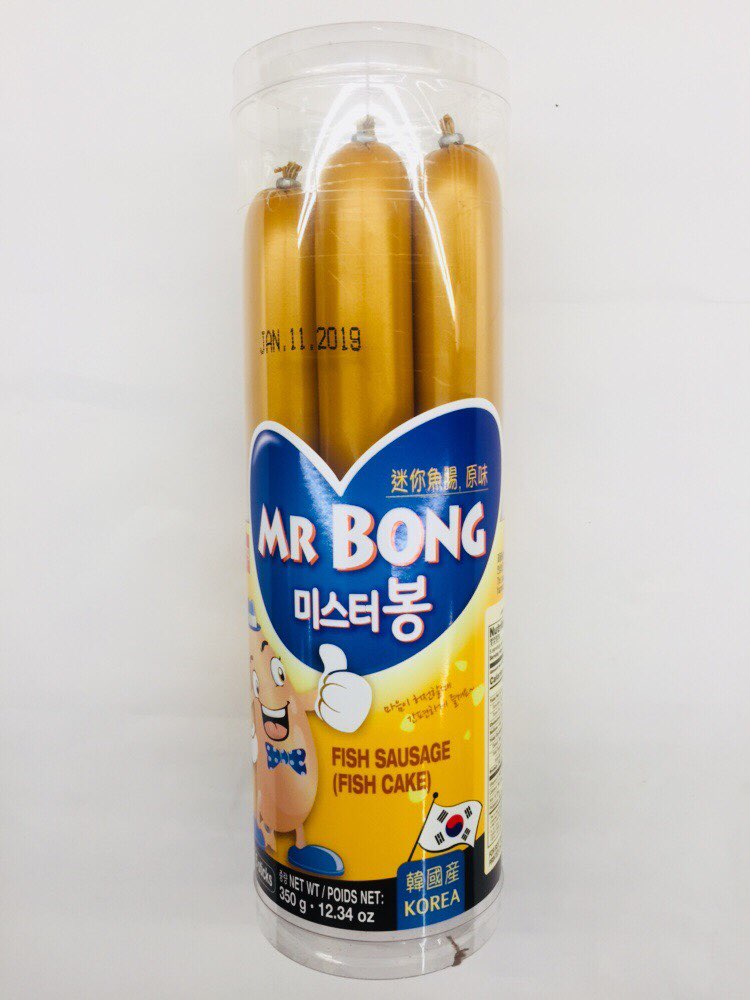 WANG MR BONG FISH SAUSAGE 350G / 왕 미스터봉 소시지 350G