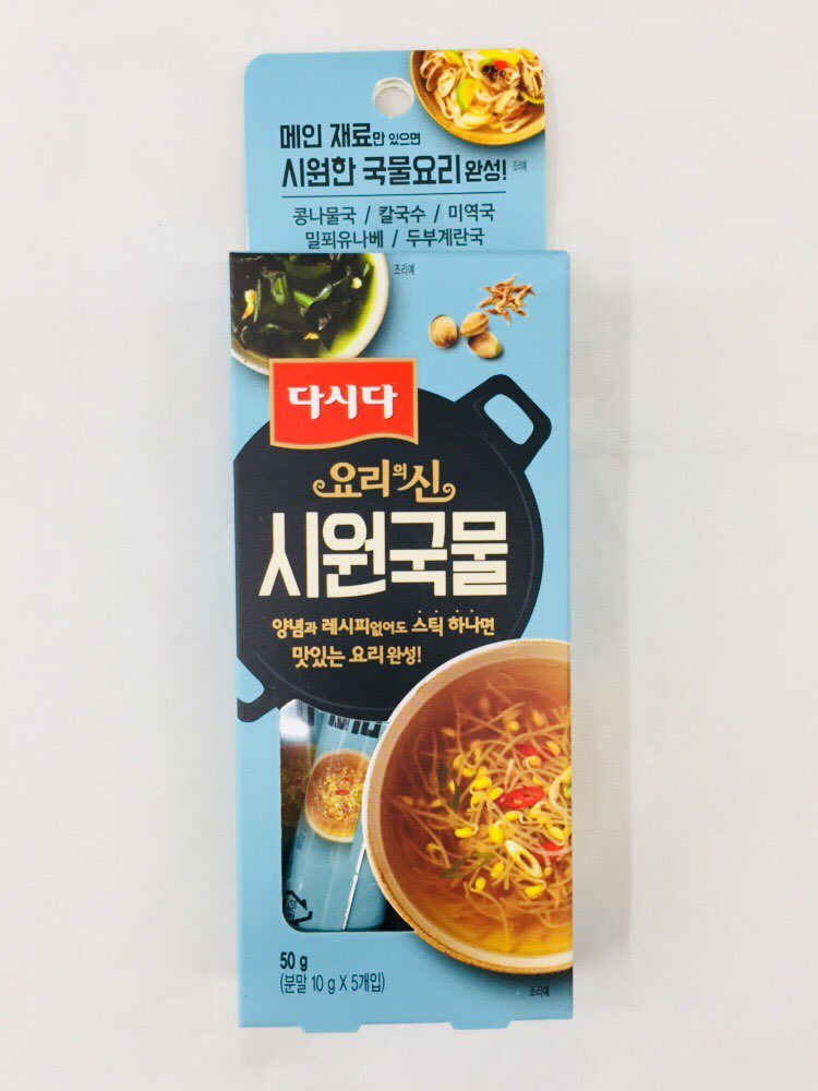 [CJ] Cooking Stock For Seafood-Based Soup / CJ 다시다 요리의신 시원국물 50g