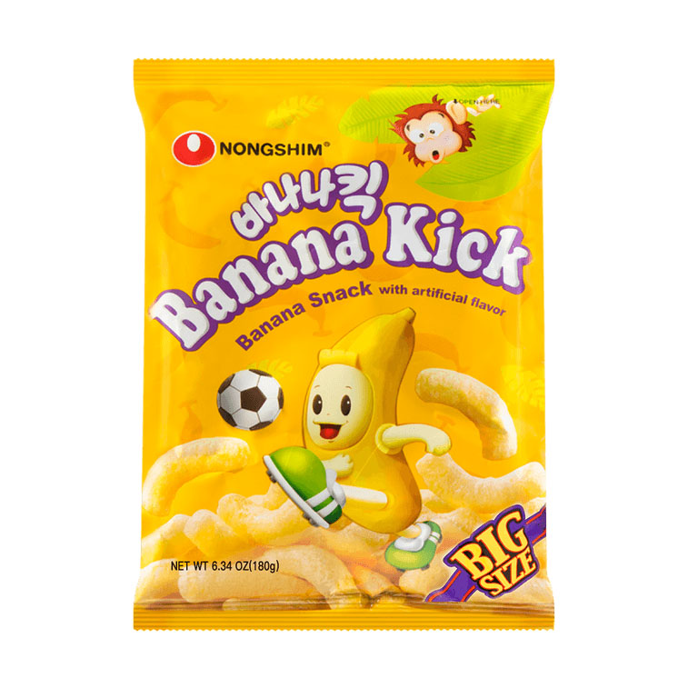 [Nongshim] Banana Kick / 농심 바나나킥 (Big Size 180g)