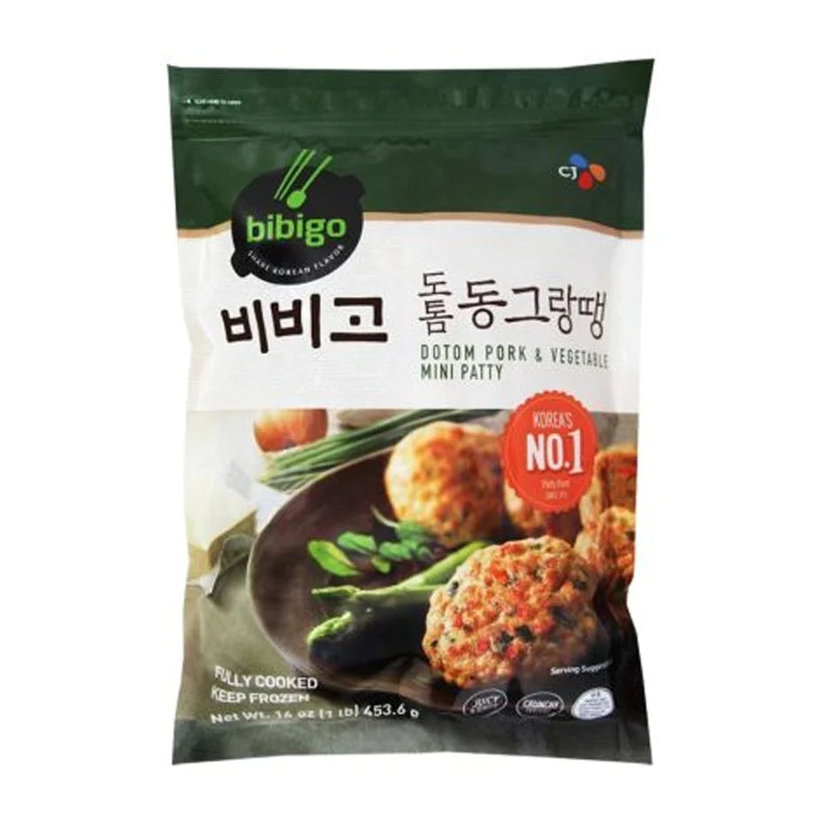 [Bibigo] Pork & Vegetable Mini Tofu Patty / 비비고 도톰 동그랑땡 (453.6g)