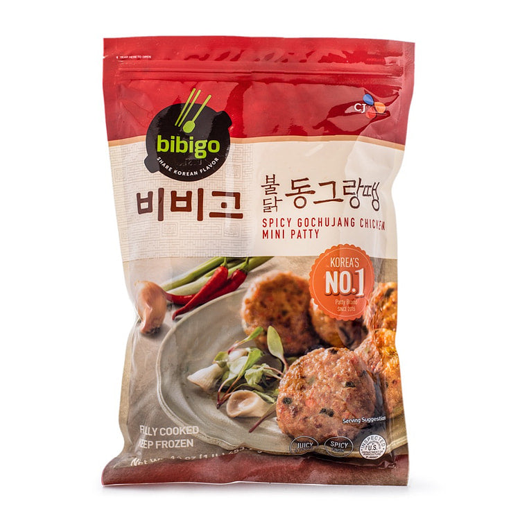 [Bibigo] Spicy Chicken Mini Tofu Patty / 비비고 불닭 동그랑땡 (453.6g)