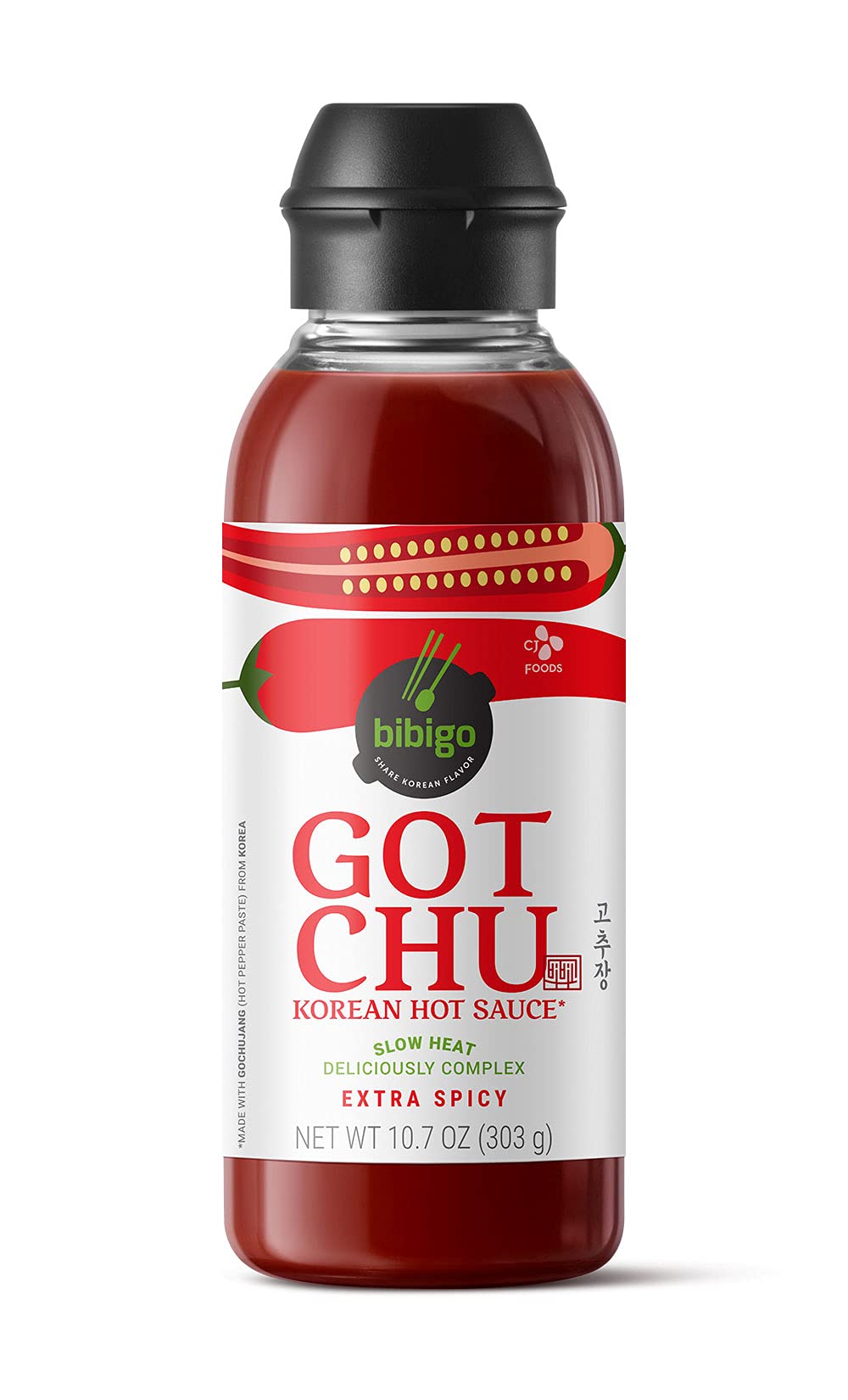 [CJ] Bibigo Gotchu Slow Heat Extra Spicy / CJ 비비고 고추장 아주 매운맛 (303g)