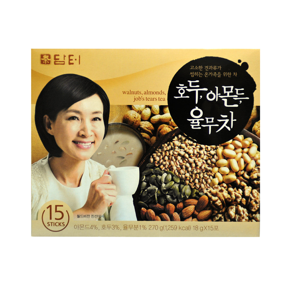 [Damtuh] Walnut Almond Job's Tears Tea / 담터 호두 아몬드 율무차 (15 or 50)