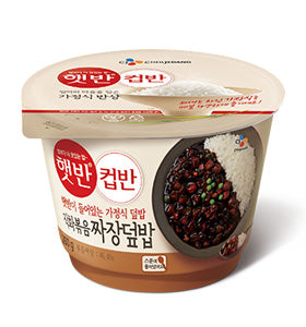 [CJ] Cooked White Rice Black Bean Sauce / 햇반 컵반 짜장덮밥(275g)