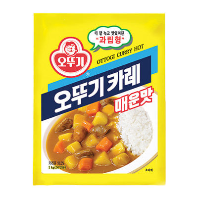 [Ottogi] Curry Hot / 오뚜기 카레 매운맛 (100g or 1kg)