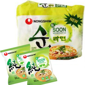 [Nongshim] Soon Veggie Ramen / 농심 순 라면 (4pks)