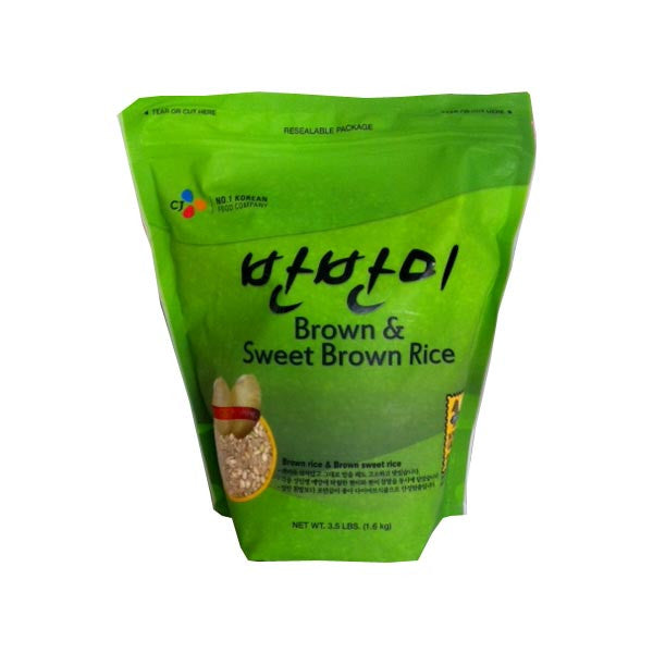 [CJ] Brown Rice & Sweet Brown Rice Mix / 씨제이 반반미 3.5LB