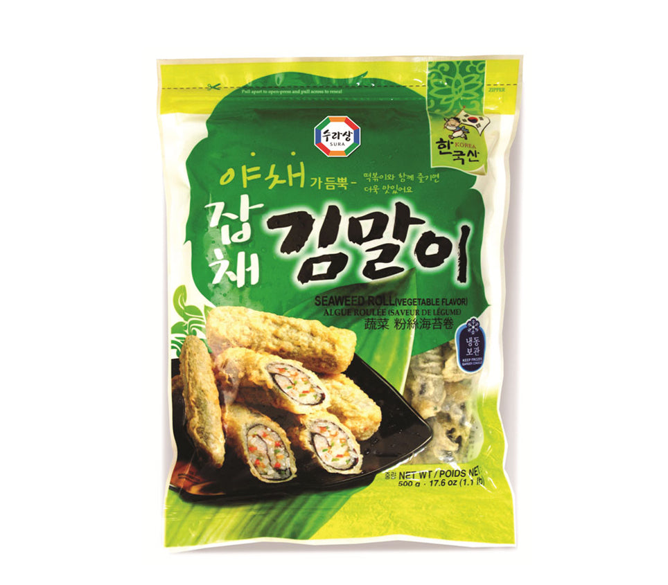 [Surasang] Korean Seaweed & Noodle Roll Vegetable / 수라상 야채 잡채 김말이 (1.1lb)