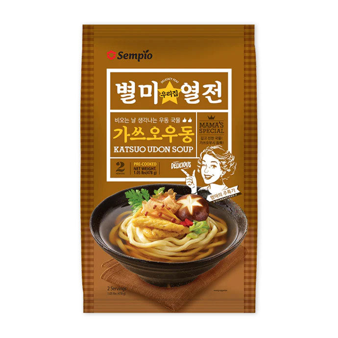 [Sempio] Katsuo Udon Soup / 샘표 별미열전 가쓰오 우동 (478g/2인분)