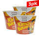 [Jongga] Kimchi Butter Stir Fried Ramen Cup / 종가 김치 버터 볶음 컵 라면 큰컵(140g x3)
