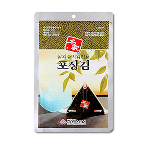 [Samhae] Roasted Seaweed of Triangle Rice Ball/명가김 삼각 포장김 (10pc/pk)