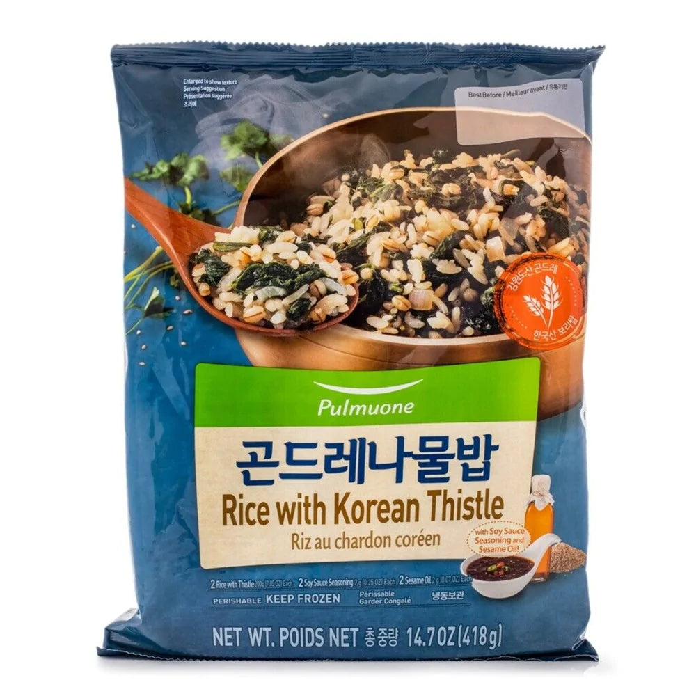 [Pulmuone] Fried Rice - Korean Thistle / 풀무원 곤드레 나물 밥 (418g)