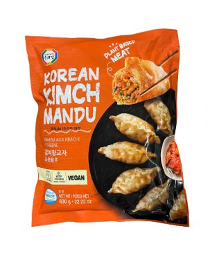 [Surasang] Vegan Kimchi Dumpling / 수라상 김치 왕교자 비건 냉동 만두 (630g)